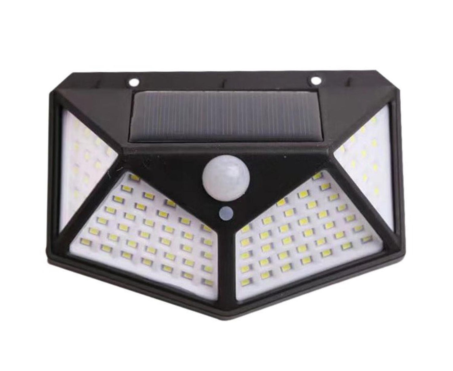 Aplique Triangular 100 Led Solar Contra