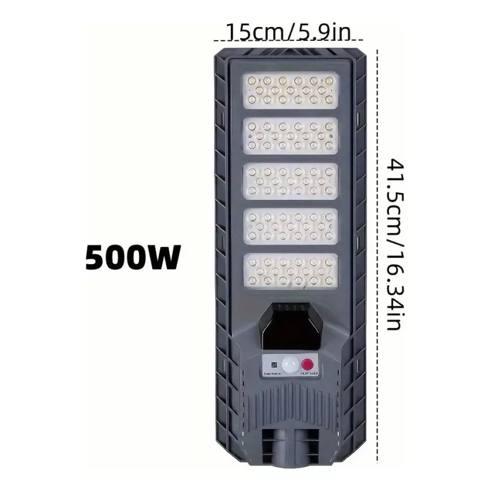 Foco lampara solar 500w + tubo