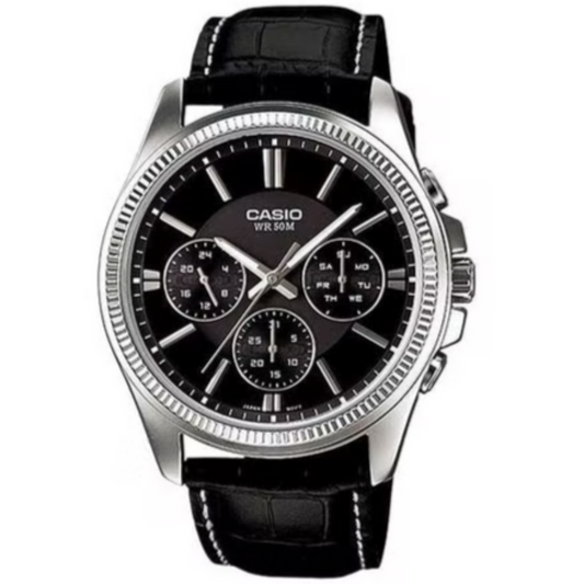 RELOJ CASIO H ANALOGO CUERO MTP-1375L-1